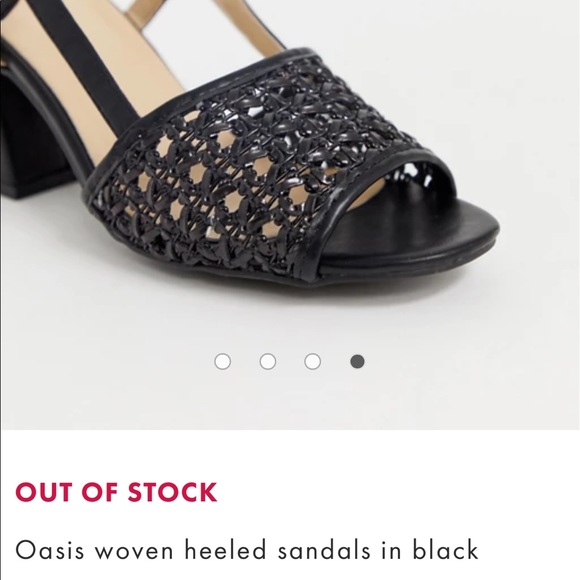 Oasis Woven Heeled Sandal - Picture 4 of 11